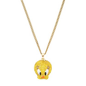 Looney Tunes Tweety Bird Bling Necklace