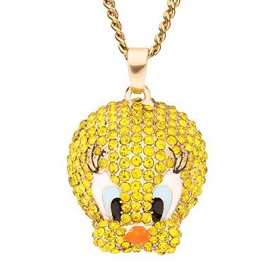 Looney Tunes Tweety Bird Bling Necklace