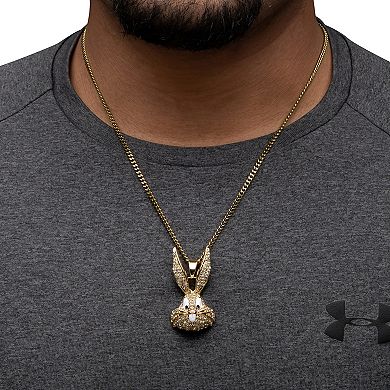 Looney Tunes Bugs Bunny Crystal Bling Necklace