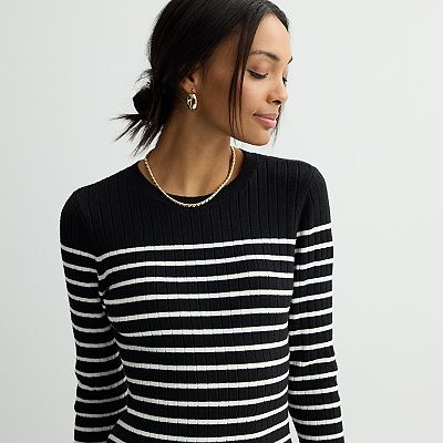 Women's Nine West Flare Sweater Dress