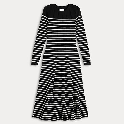 Women's Nine West Flare Sweater Dress