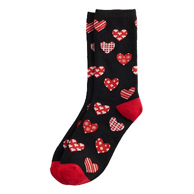 Women's Valentine's Day Novelty Crew Socks