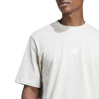 Mens adidas Essentials 3-Stripes Single Jersey Sportswear T-Shirt