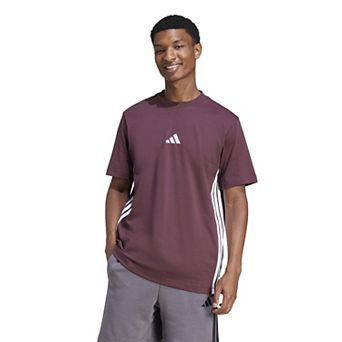 Men's adidas Essentials 3-Stripes Single Jersey Sportswear T-Shirt