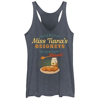 Disney's The Princess And The Frog Tiana's Beignets Juniors' Racerback Tank Top