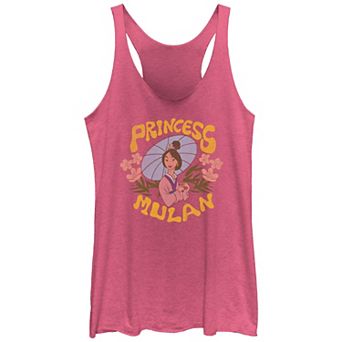 Disney's Mulan Princess Portrait Juniors' Racerback Tank Top
