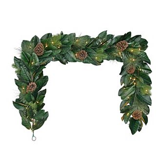PULEO INTERNATIONAL 6-ft. Pre-Lit Artificial Garland