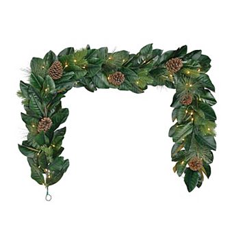 PULEO INTERNATIONAL 6-ft. Pre-Lit Artificial Garland