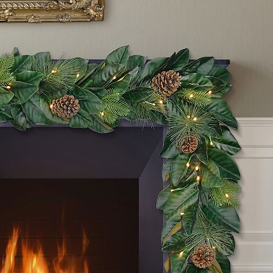 PULEO INTERNATIONAL 6-ft. Pre-Lit Artificial Garland