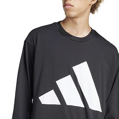 Men's adidas Essentials Single Jersey Long Sleeve Sportswear T-shirt