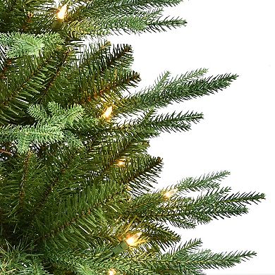 PULEO INTERNATIONAL 3-ft. Pre-Lit Potted Arctic Fir Artificial Christmas Tree