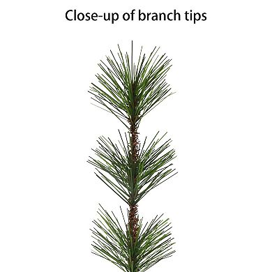 PULEO INTERNATIONAL 4-ft. Pre-Lit Potted Artificial Christmas Tree