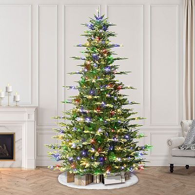 Puleo International Inc. 9-ft. Pre-Lit Aspen Fir Artificial
