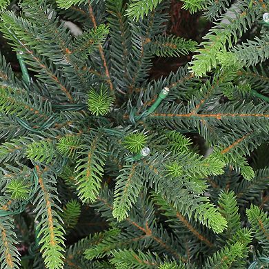 Puleo International Inc. 7.5-ft. Pre-Lit Slim Calgary Fir Artificial Christmas Tree