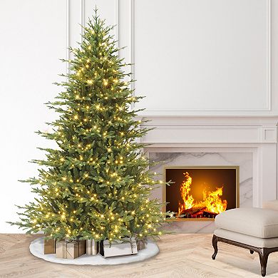 Puleo International Inc. 7.5 ft. Pre-Lit Dorchester Fir Artificial Christmas Tree