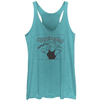 Disney's Cinderella Scream Calls Juniors' Racerback Tank Top