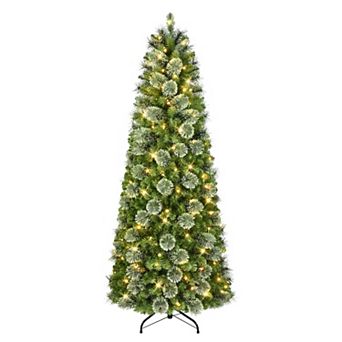 Puleo International Inc. 6-ft. Pre-Lit Pop-Up Collapsible Artificial Christmas Tree