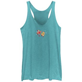 Disney's Cinderella Jaq And Gus Dancing Juniors' Racerback Tank Top