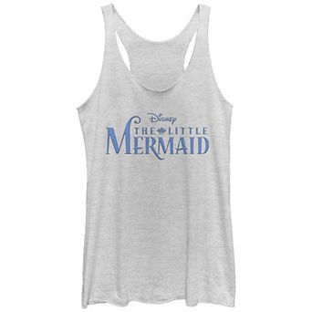 Disney's The Little Mermaid Logo Juniors' Racerback Tank Top