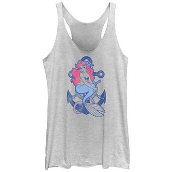 Disney's The Little Mermaid Ariel Nautical Juniors' Racerback Tank Top