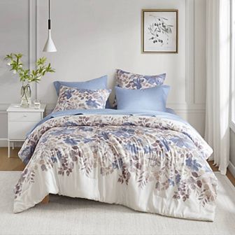 Madison Park Essentials Piper Floral Comforter Set with Bed Sheets