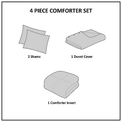 Madison Park Essentials Satin Luxury Comforter Set