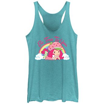 Juniors' Strawberry Shortcake Be True To You Racerback Tank Top