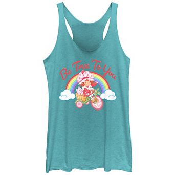 Juniors' Strawberry Shortcake Be True To You Racerback Tank Top