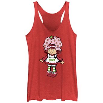 Juniors' Strawberry Shortcake Portrait Racerback Tank Top
