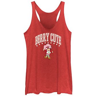 Juniors' Strawberry Shortcake Berry Cute Racerback Tank Top