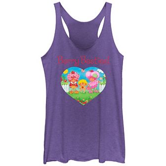Juniors' Strawberry Shortcake Berry Besties Racerback Tank Top