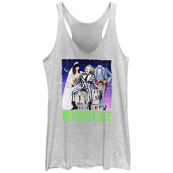 Juniors' Beetlejuice Movie Poster Racerback Tank Top