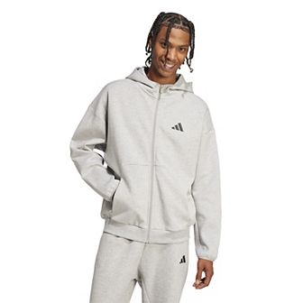 Men's adidas Future Icons Small Logo Full-Zip Sportswear Hoodie