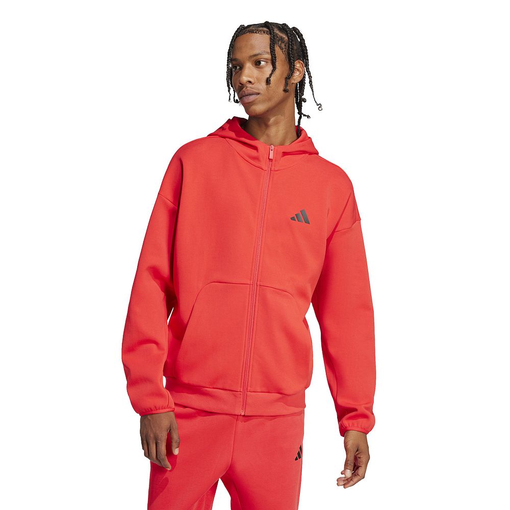 Men's adidas Future Icons Small Logo Full-Zip Sportswear Hoodie