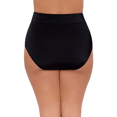Plus Size Bal Harbour Super High-Waist Shaper Swim Brief Bottoms