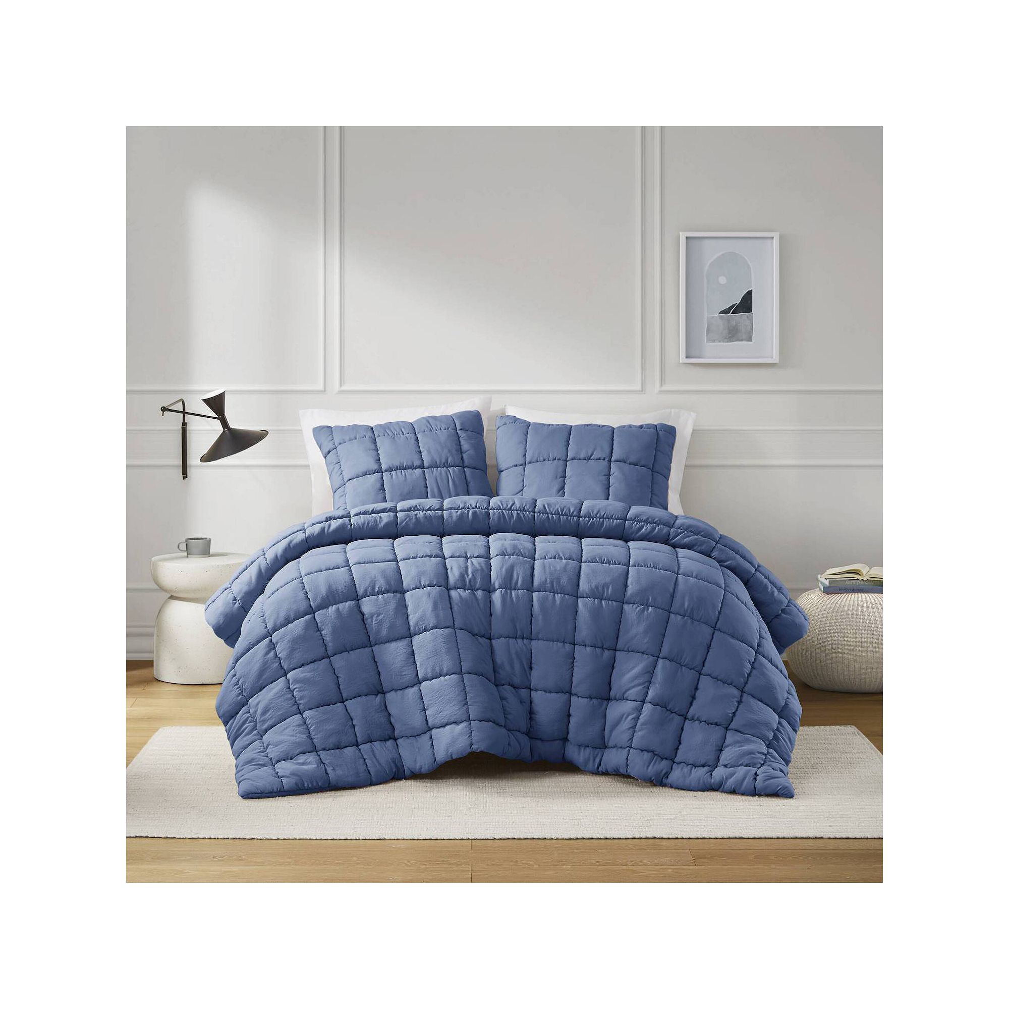 Intelligent Design Dream Puff Down Alternative Comforter Set, Blue