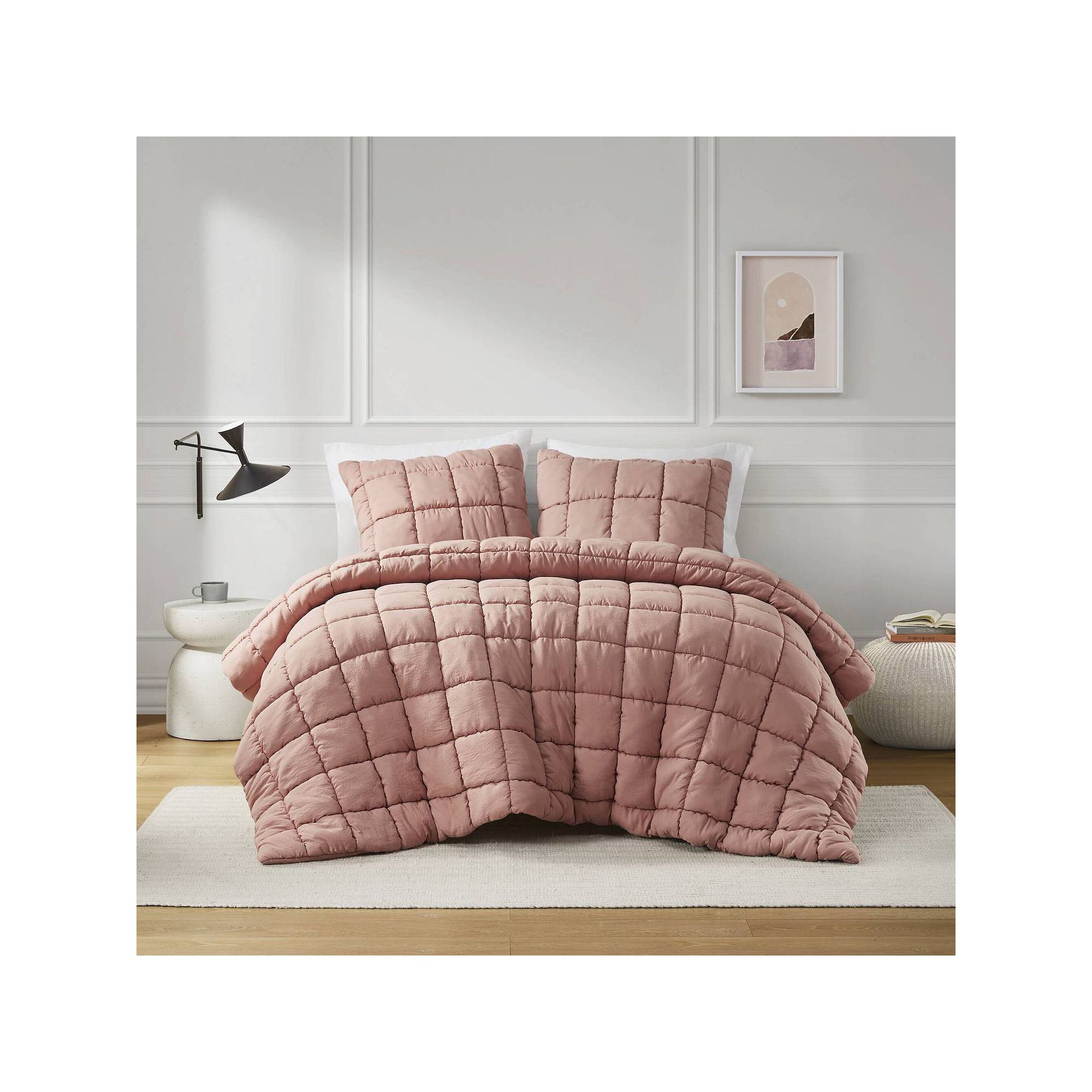 Intelligent Design Dream Puff Down Alternative Comforter Set, Pink
