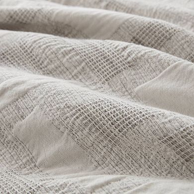 INK+IVY Cairo 3-Piece Cotton Jacquard Duvet Set