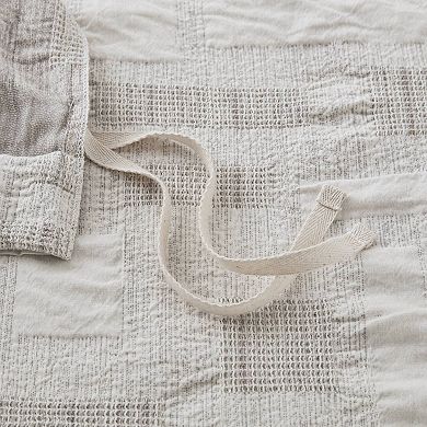 INK+IVY Cairo 3-Piece Cotton Jacquard Duvet Set
