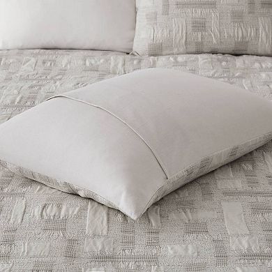 INK+IVY Cairo 3-Piece Cotton Jacquard Duvet Set