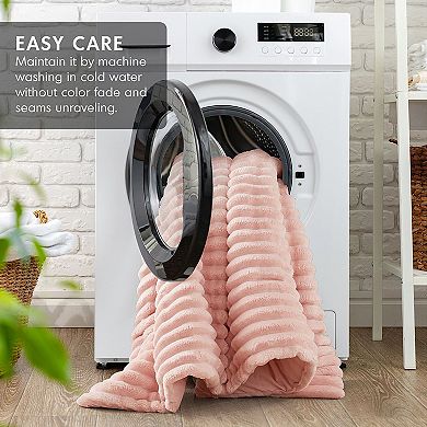 510 Design Avril Fluffy Ribbed Plush Comforter Set
