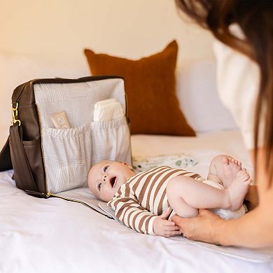 Petunia Pickle Bottom Boxy Changing Station Backpack