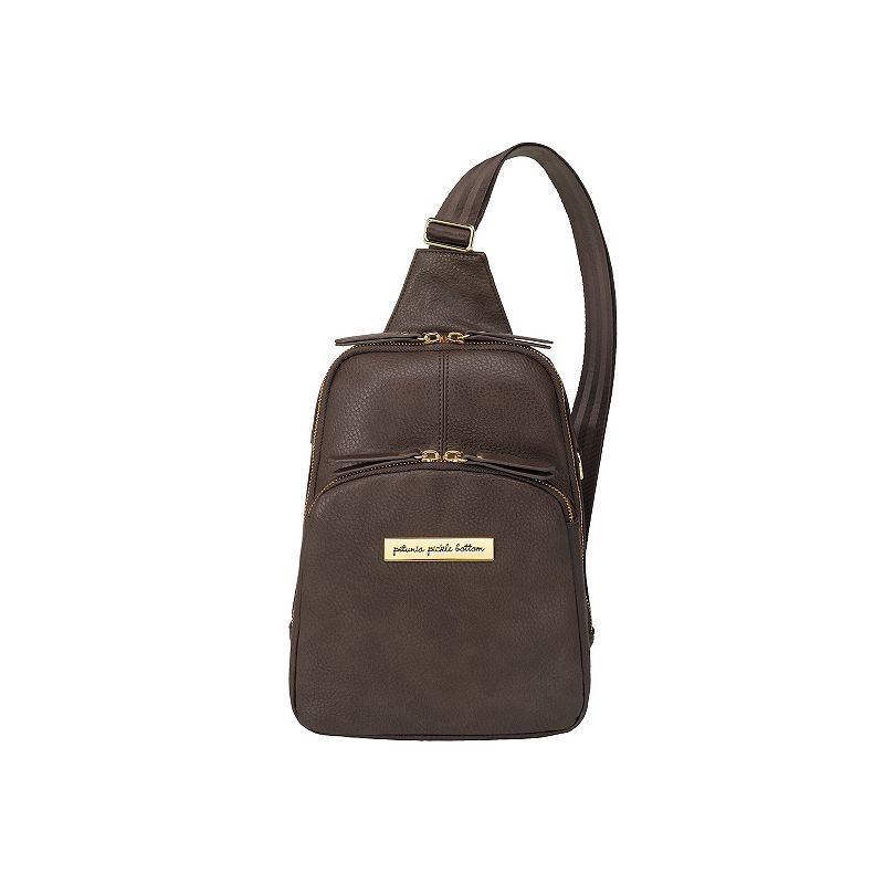 Petunia Pickle Bottom Criss-Cross Sling Bag, Saddle