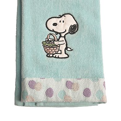 Peanuts Snoopy Easter Basket Hand Towel