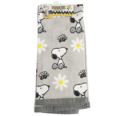 Peanuts Snoopy & Daisies Hand Towel