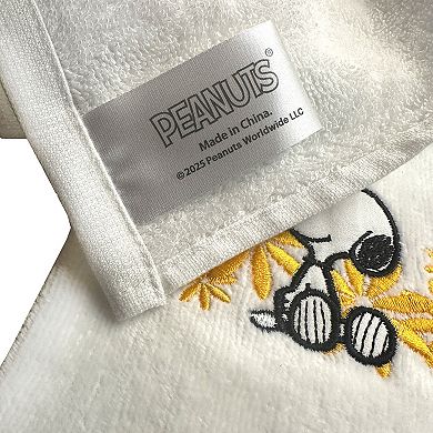 Peanuts Snoopy & Woodstock Floral Hand Towel