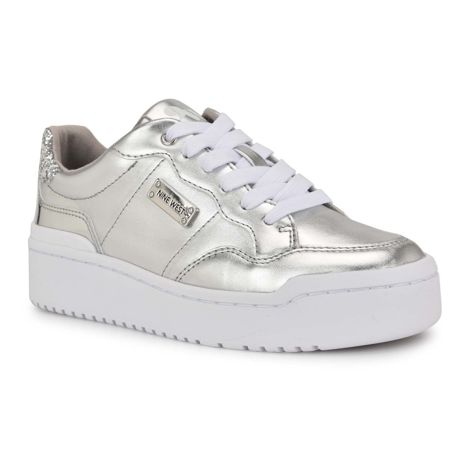 Nine West Women's Alope Platform Sneaker - Casual Lace-Up Sneakers With Round Toe - View #3