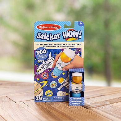 Melissa & Doug Sticker WOW!™ Activity Pad & Sticker Stamper - Astronaut