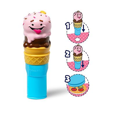 Melissa & Doug Sticker WOW!™ Activity Pad & Sticker Stamper - Ice Cream