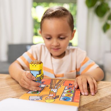 Melissa & Doug Sticker WOW!™ Activity Pad & Bulldozer Sticker Stamper